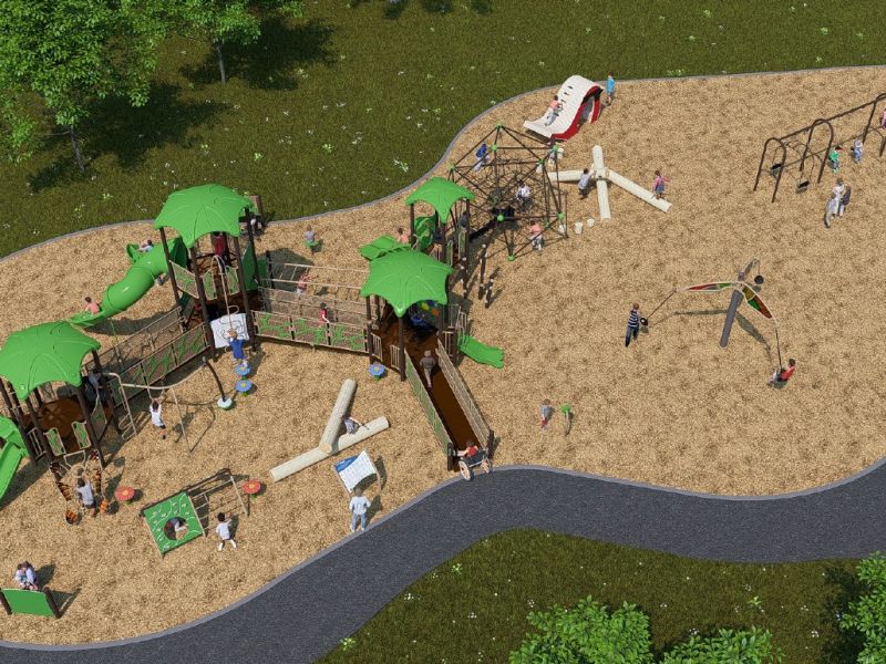 A rendering of Thames Park. 