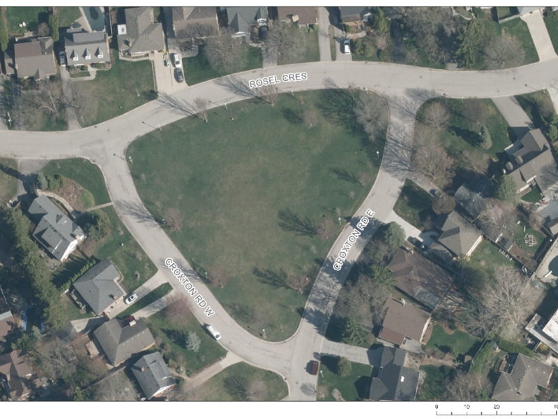 Rosel Park from above currently