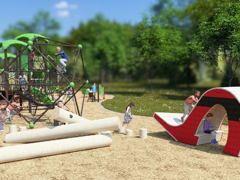 A rendering of Thames Park. 